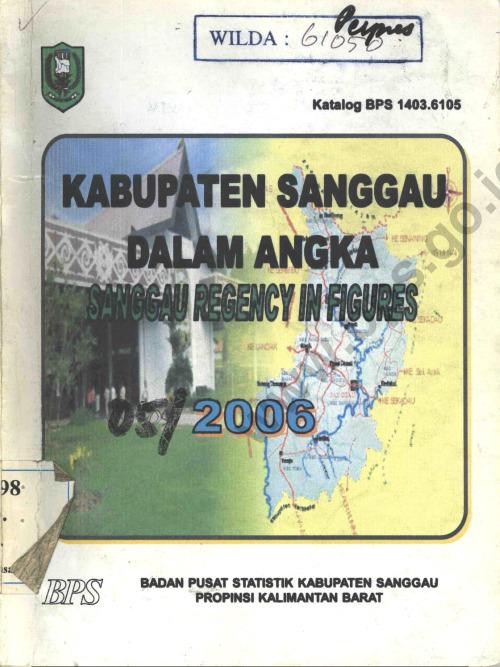 Kabupaten Sanggau Dalam Angka 2006