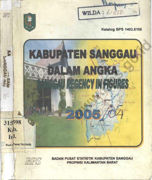 Kabupaten Sanggau Dalam Angka 2004